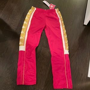 Kappa Regular fit. Side button track pant